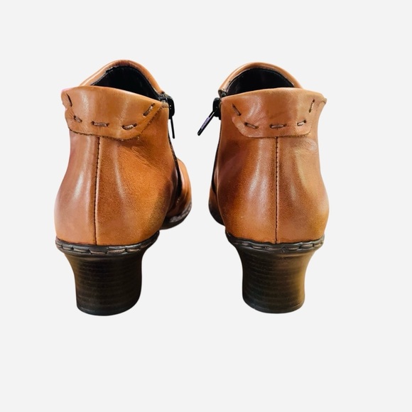 Rieker Antistress Ankle Boot Light Brown Leather Women's Sz EUR 40 US 8.5-9 - Picture 4 of 10
